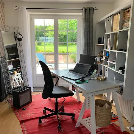 Dom wakacyjny Longere Bord De Avec Grand Jardin Fleuri