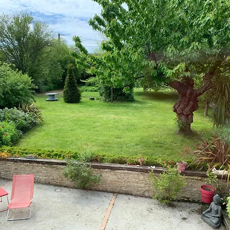 Dom wakacyjny Longere Bord De Avec Grand Jardin Fleuri Géfosse-Fontenay